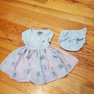 Star Wars Baby Yoda Dress, 18M
